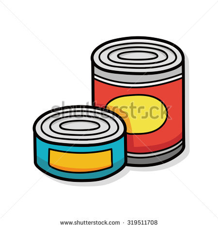 450x470 Canned Food Clipart