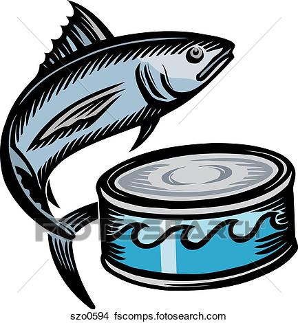 433x470 Drawings Of An Illustration Of A Canned Tuna Szo0594