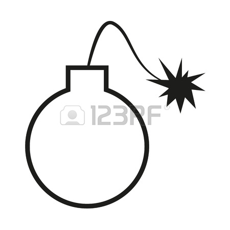 450x450 Cartoon Style Bomb Royalty Free Cliparts, Vectors, And Stock