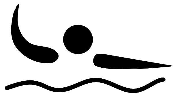 600x325 Person Swimming Clipart