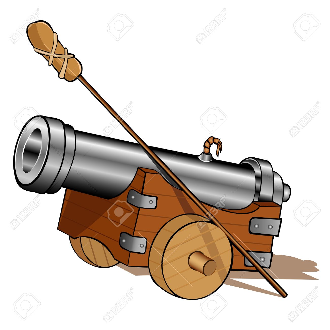 1300x1300 Pirate Gun Cannon Icon Isolated Royalty Free Cliparts, Vectors