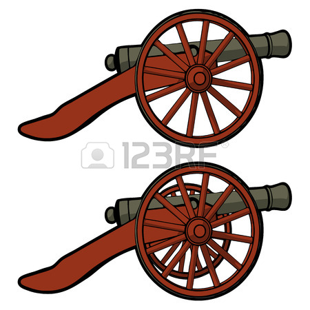 450x450 Vector Cartoon Cannon Royalty Free Cliparts, Vectors, And Stock