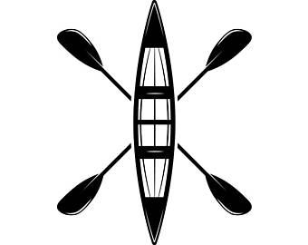 340x270 Canoe Raft Clip Art Etsy