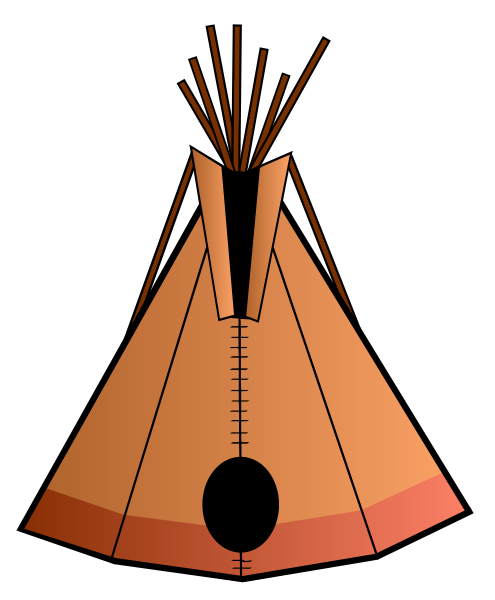 495x600 Free Native American Clip Art Clipartfest