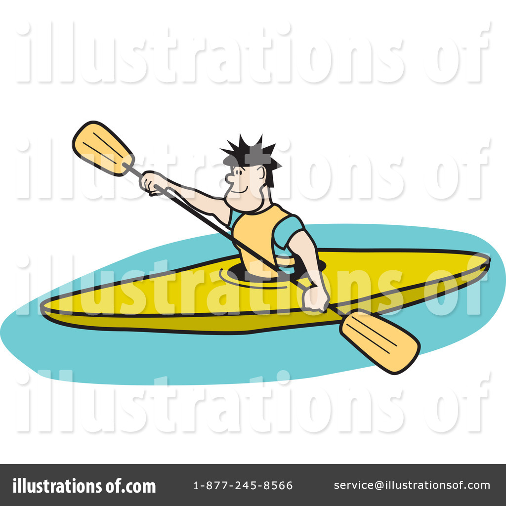 1024x1024 Kayaking Clipart
