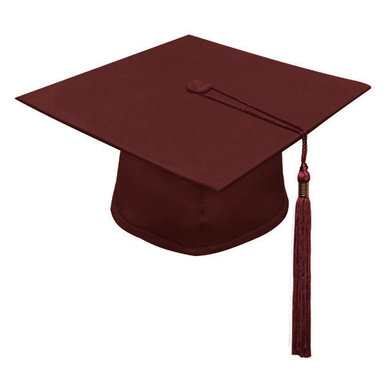 386x386 Maroon Cap Amp Tassel