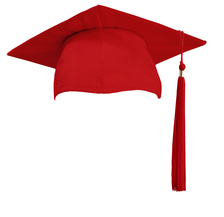 224x217 Shiny Red Cap, Gown Amp Tassel
