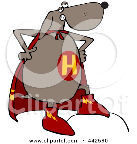 450x470 Royalty Free (Rf) Clipart Of Super Dogs, Illustrations, Vector