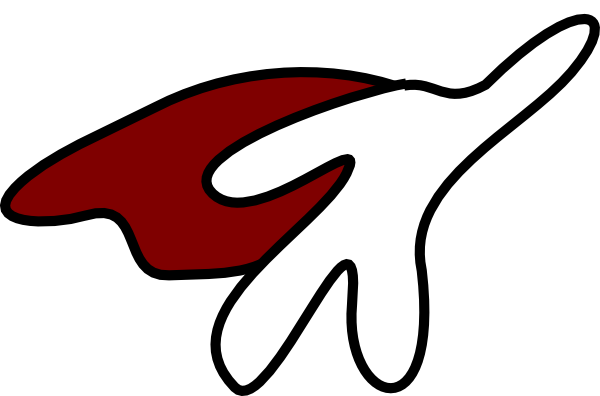 600x396 Super Hero K Clip Art