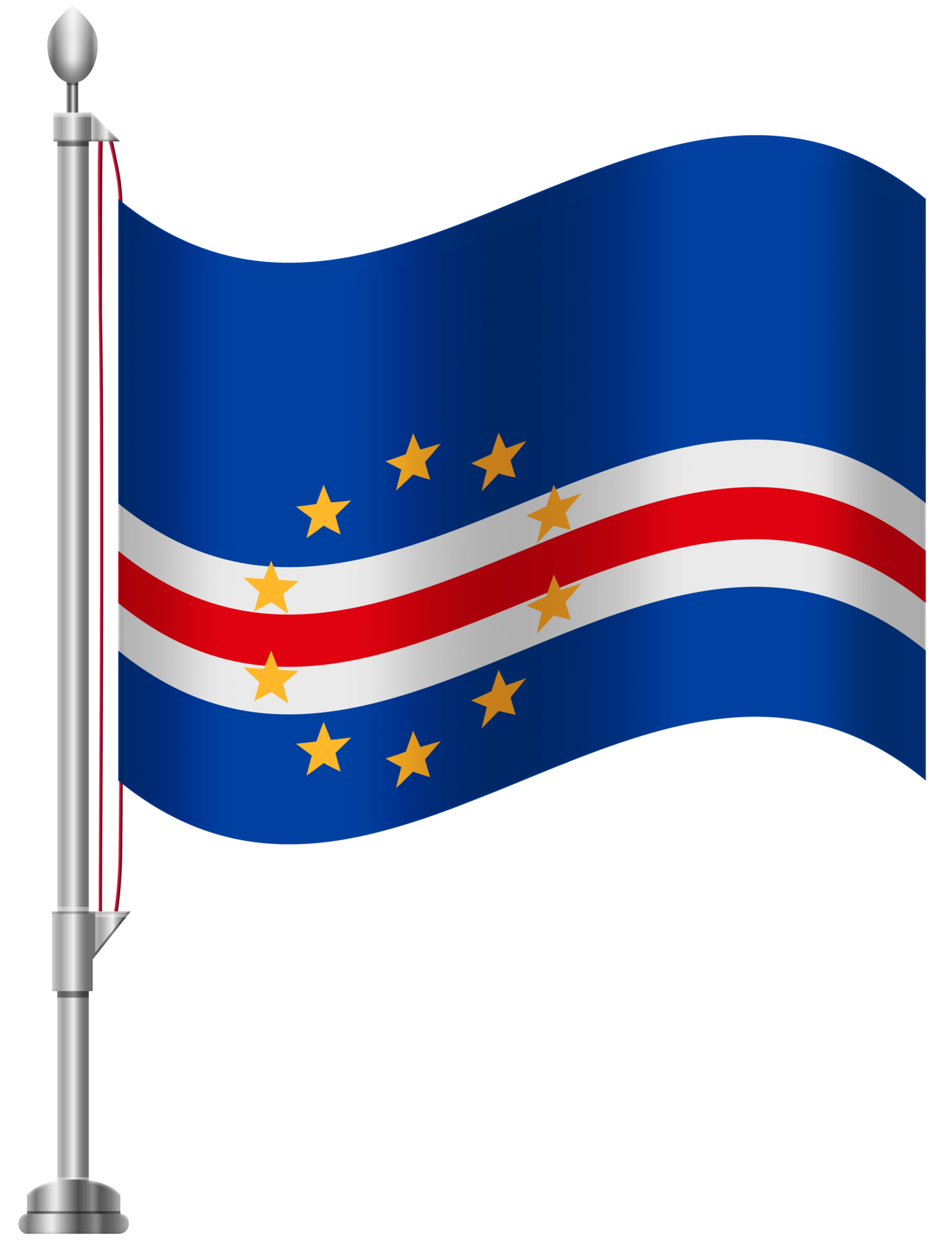 1536x2000 Cape Verde Flag Png Clip Art