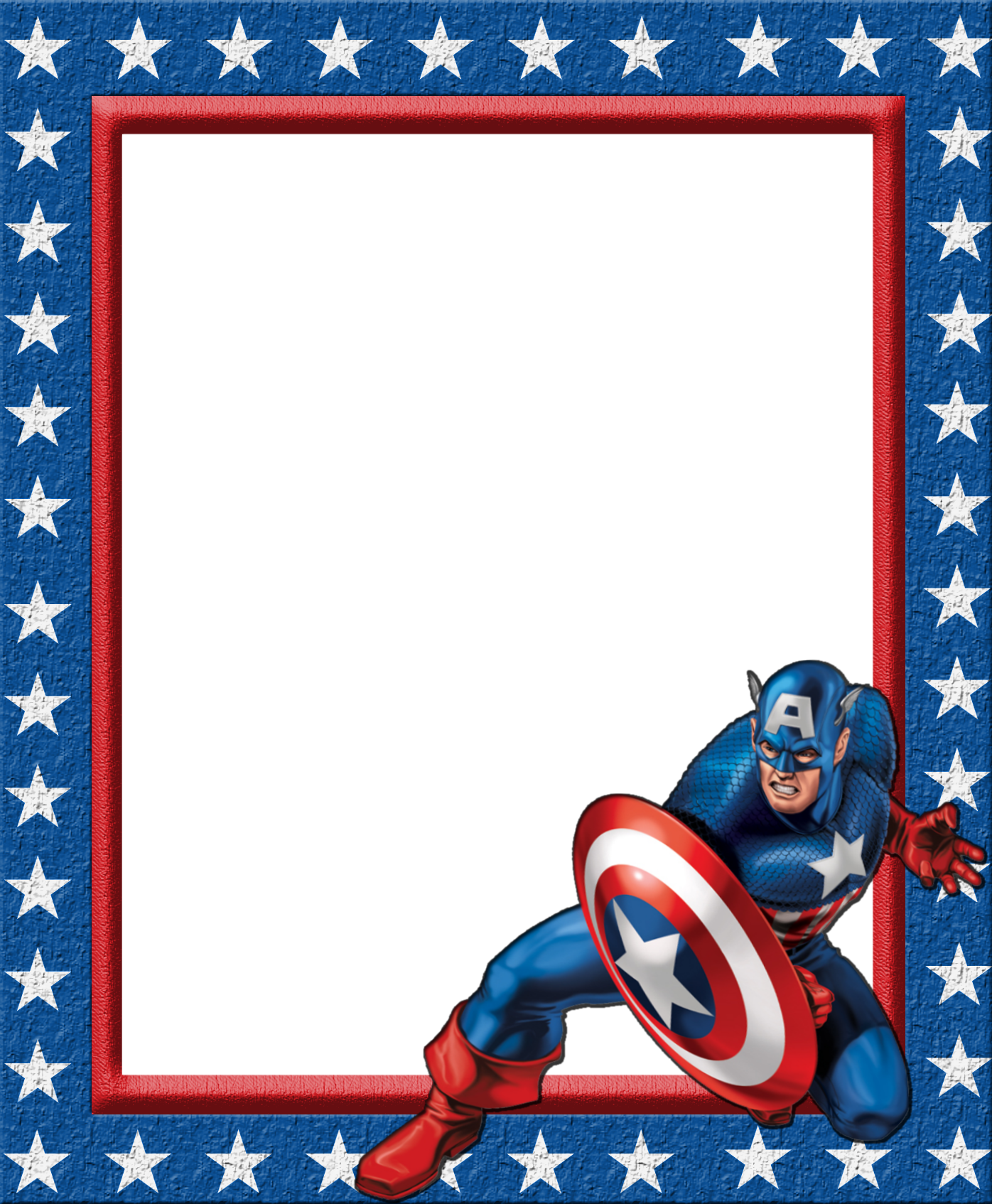 1396x1694 Kids Transparent Frame With Captain Americau200b Gallery