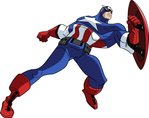 523x414 Captain America Clip Art