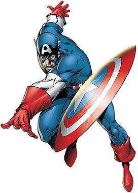 272x380 Captain America Clipart