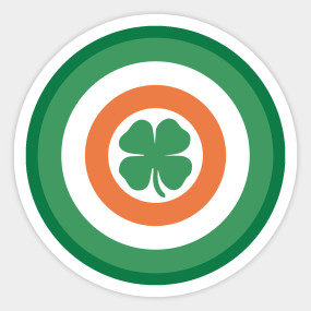 285x285 Captain Ireland Shield (In The Style Of Captain America)