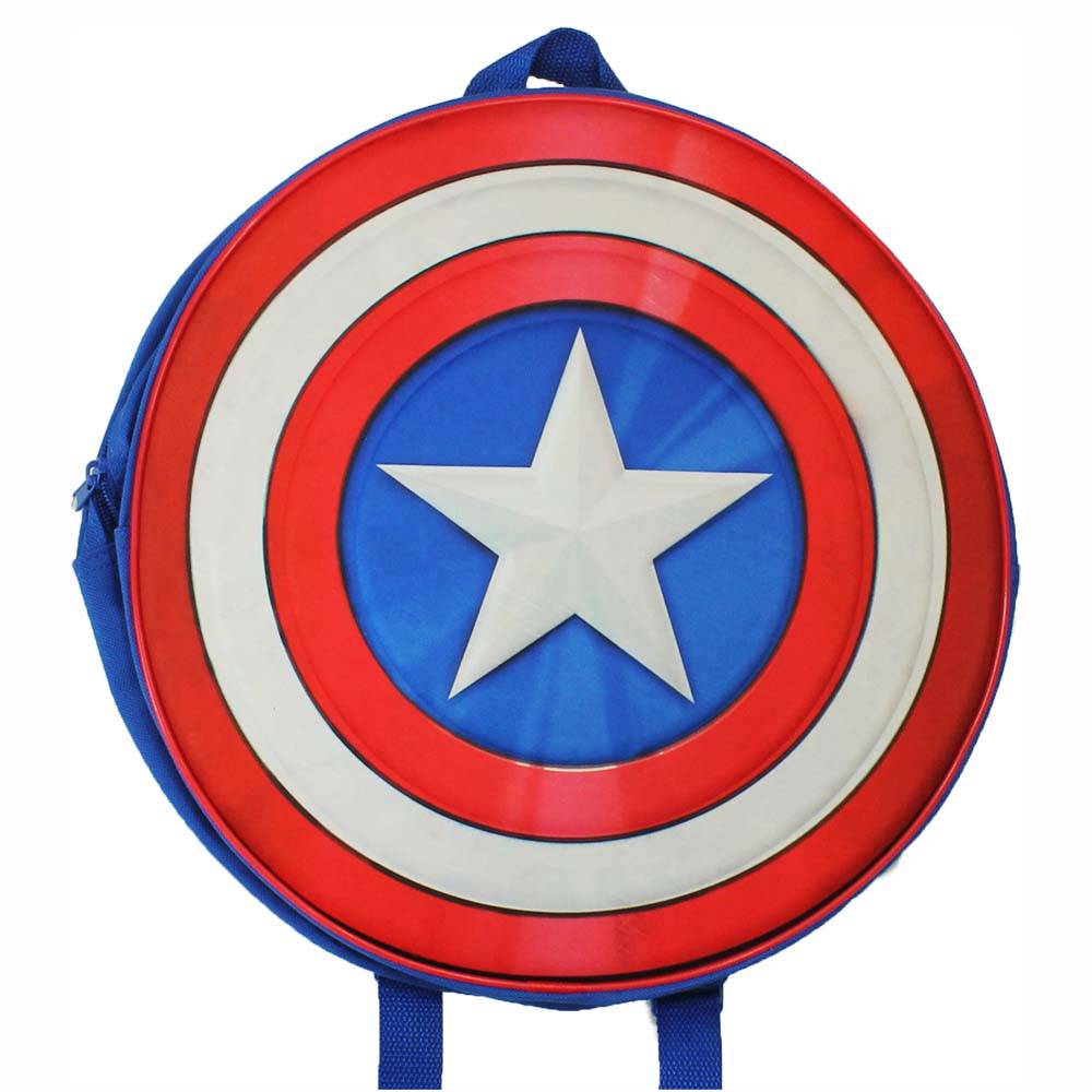 1000x1000 Marvel Comics Captain America Shield Backpack Blueredwhite