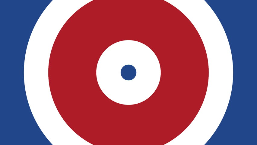 852x480 Blue, Red And White Rays, Created From The Usa Flag, Looking Like