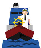 144x170 Sea Captain Clip Art