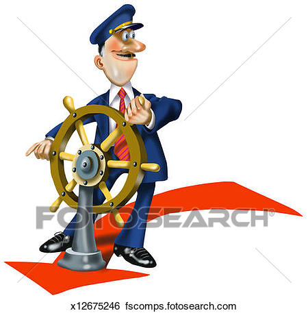 450x457 Stock Illustration Of Ship Captain X12675246