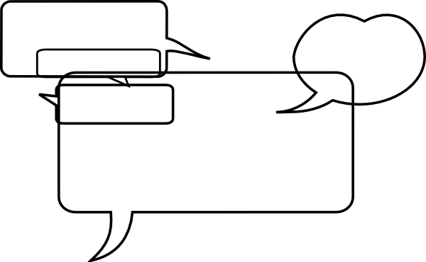 600x370 Speech Bubbles 5 Png, Svg Clip Art For Web