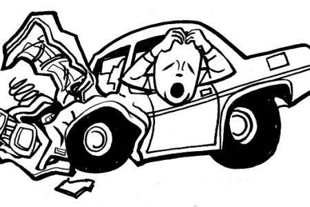 450x300 Wreck Clipart Smashed Car