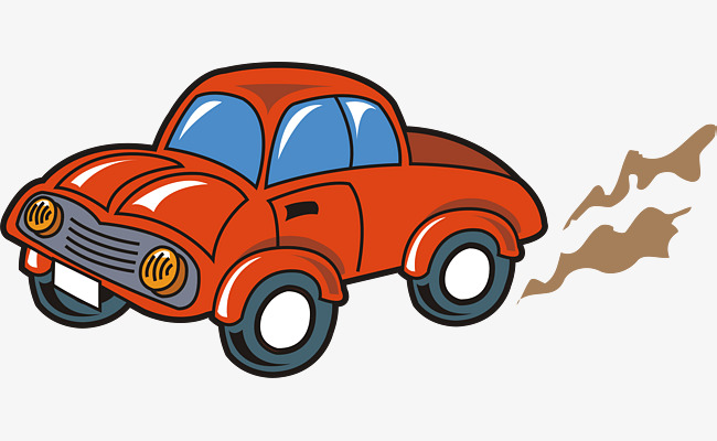 650x400 Car Png Vector Material, Car, Cartoon, Exhaust Png And Vector