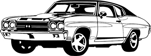500x187 Image Of 39 Car Clipart Black And White Images