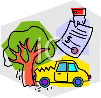 350x339 Tree Clipart Car Crash