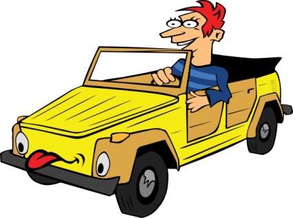 425x317 Cartoon Car Vector
