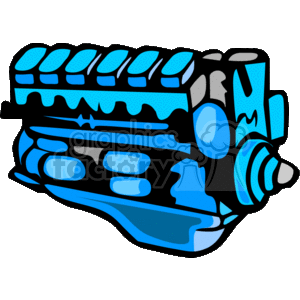 300x300 Royalty Free Engine 172189 Vector Clip Art Image