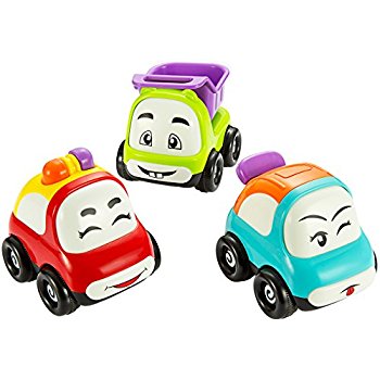 350x350 Cartoon Animals Friction Push And Go Toy Cars Play Set