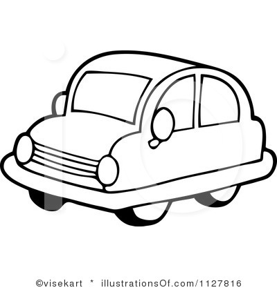 400x420 Car Clipart Black And White