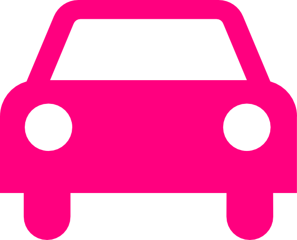 600x485 Pink Car Clip Art