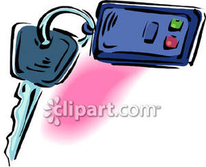 300x244 Car Keys Clipart