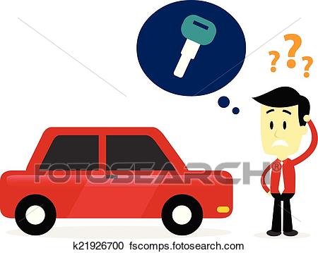 450x359 Clipart Of Miss A Car Key K21926700