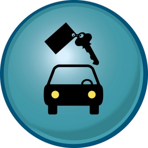 300x300 Rental Car Clipart Image