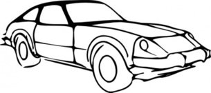 305x135 Car Outline Clip Art Download 1,000 Clip Arts