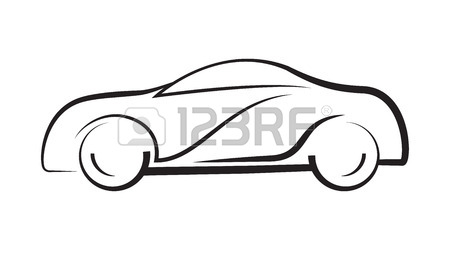 450x253 Car Line Art Royalty Free Cliparts, Vectors, And Stock