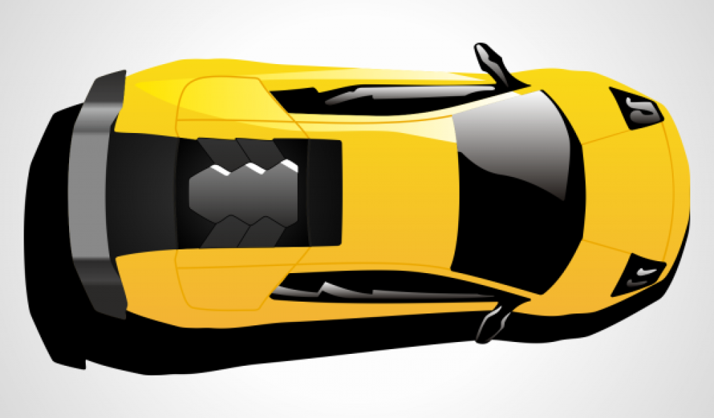 1024x600 Best Car Clipart Top View