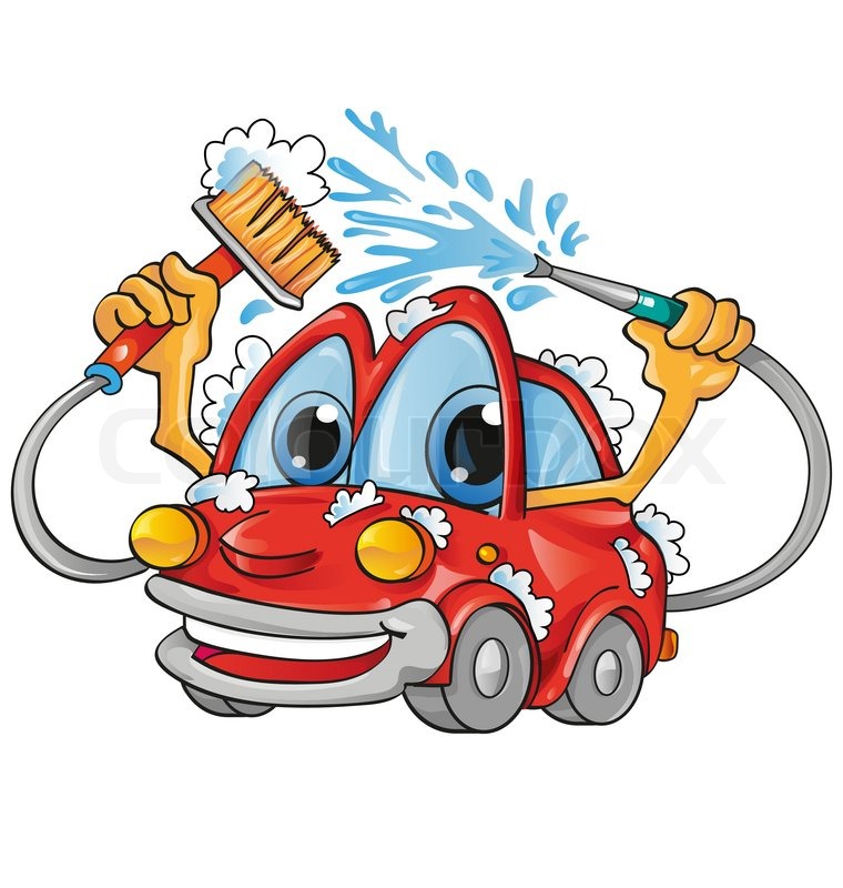 760x800 Car Wash Cartoon Stock Vector Colourbox