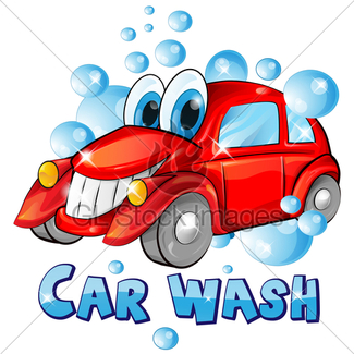 325x325 Car Wash Cartoon Isolated On White Gl Stock Images