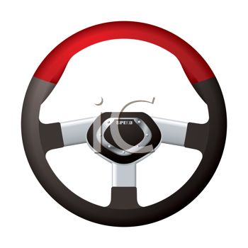 350x350 Steering Wheel For An Exotic Sports Car