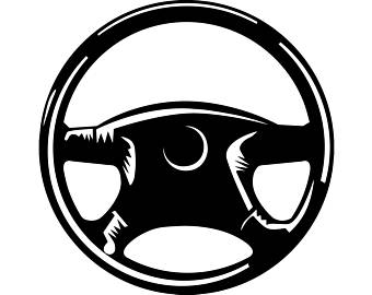340x270 Svg Steering Wheel Etsy