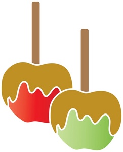 243x300 Candy Apples Clipart Image