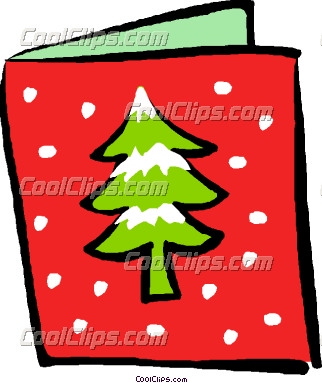 322x383 Christmas Card Clipart