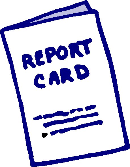 459x588 Blue Report Card Report Clipart