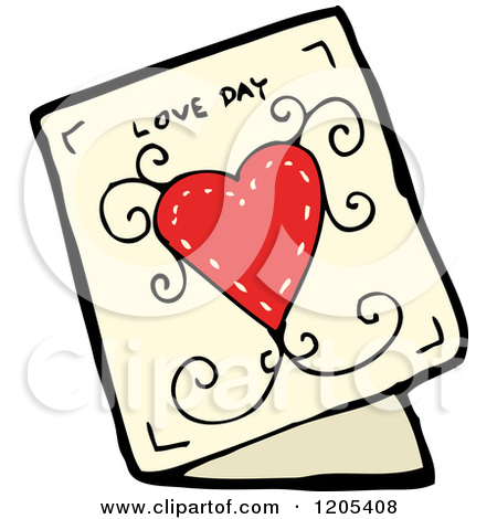 450x470 Valentine Day Card Clipart