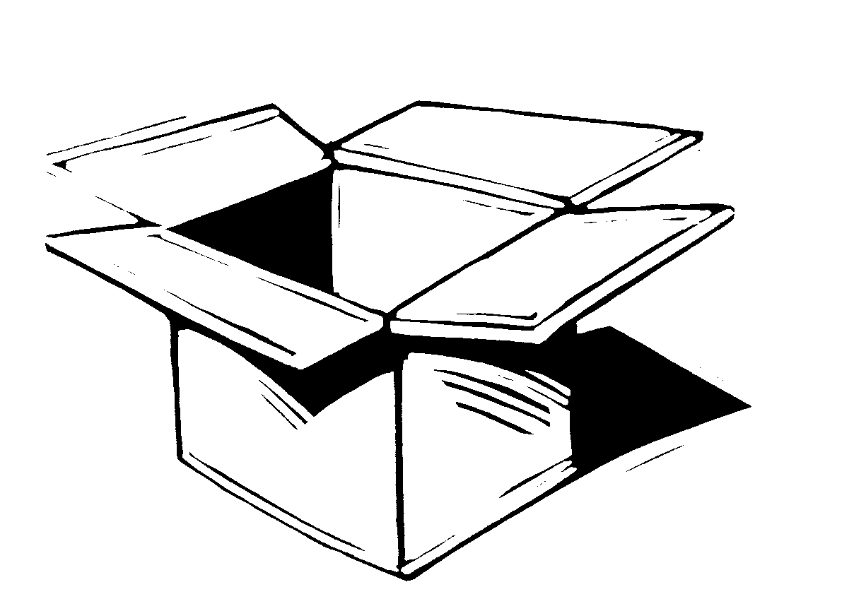 1225x865 Cardboard Box Clipart Panda
