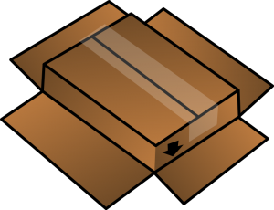 300x230 Cardboard Box Clip Art Download