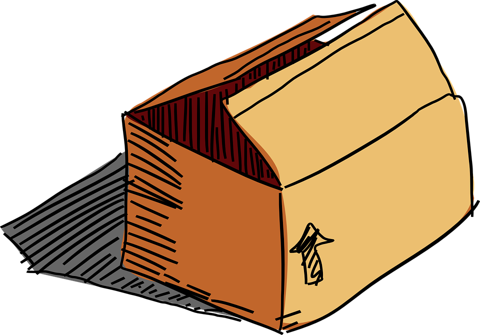 960x670 Parcel Clipart Cardboard Box