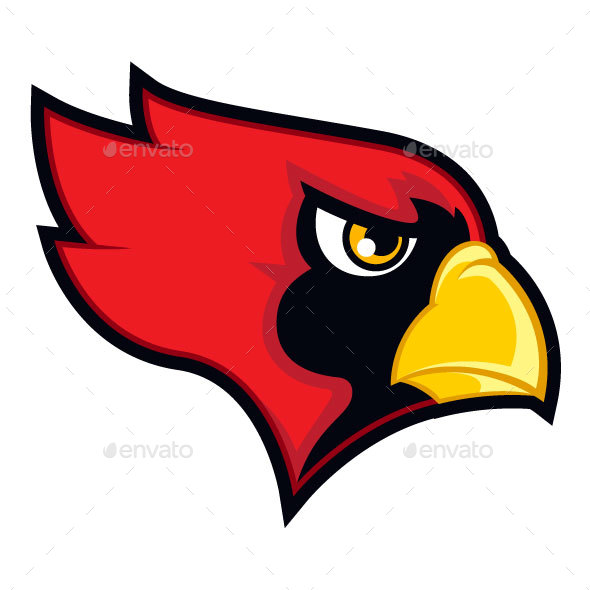 590x590 Red Cardinal Sports Logo By Harvysevillano Graphicriver